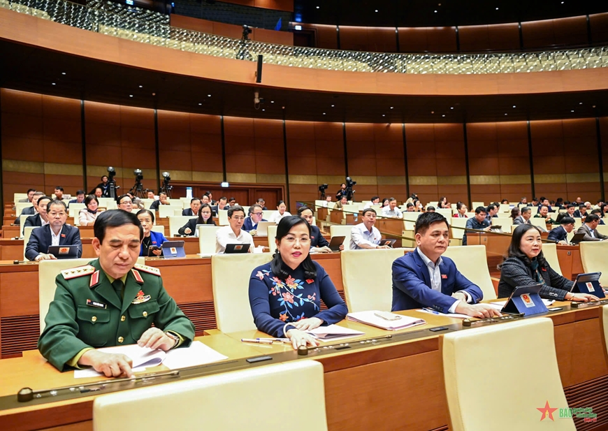 Quốc hội thông qua Luật sửa đổi, bổ sung một số điều của Luật Sĩ quan Quân đội nhân dân Việt Nam